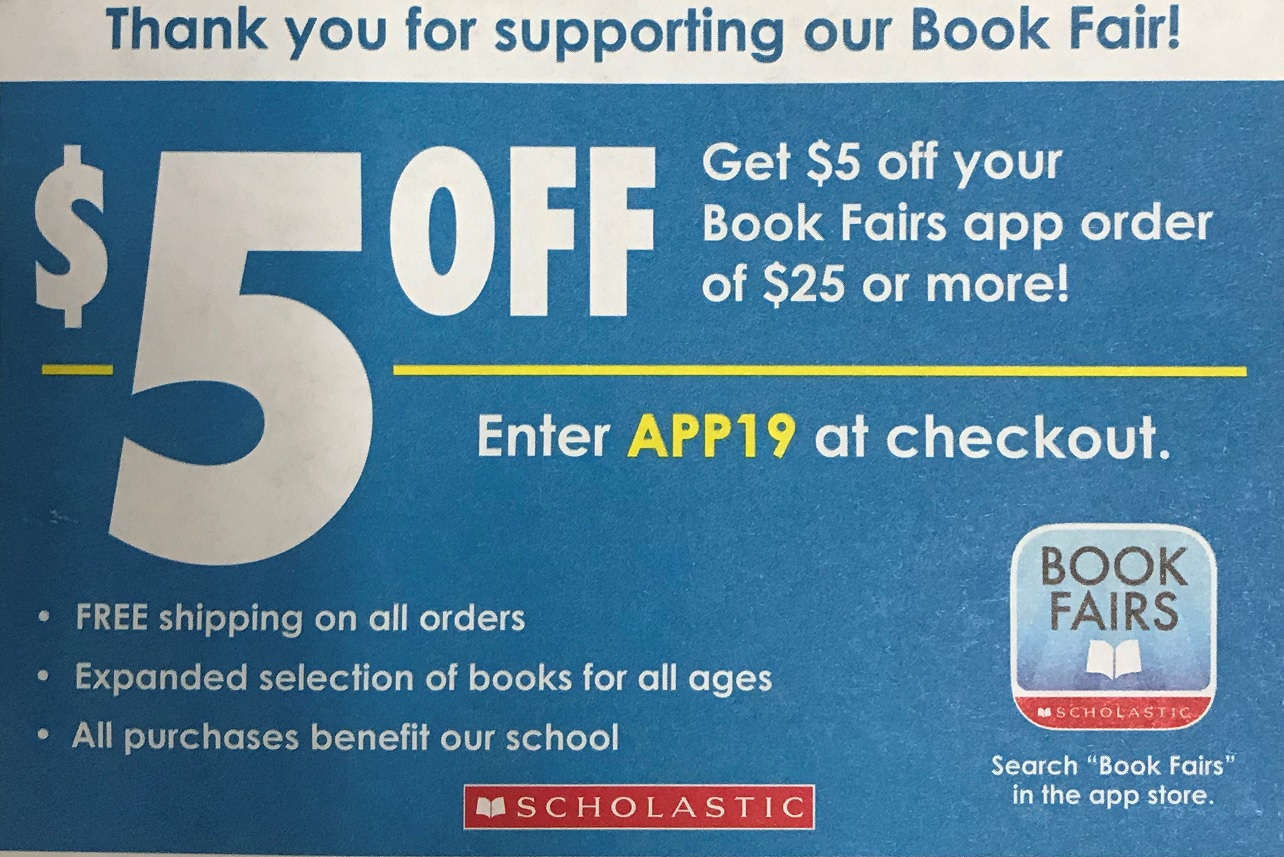 blue coupon with $5 off
